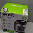 AROMA Digital Rice Cooker, 4-Cup (Uncooked) / 8-Cup (Cooked), Steamer, Grain Cooker, Multicooker, 2 Qt, Stainless Steel Exterior, ARC-914SBD