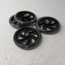 4 Sets Replacement Wheelchair Wheels for Walkers 7.5 Inch Wheelchair Front Wheels Anti Slip Walker Rubber Replacement for Stroller Casters Rollers Accessories