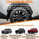 2Pcs Rear Wheel Well Liners Compatible with Toyota RAV4 2026 Wheel Well Liner Rear Wheel Well Guards Mud Flaps Non-perforating Accessories 2026 RAV4 LE SE XLE Premium Woodland XSE Limited