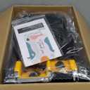 Battery Operated Fan, for DeWalt 20V Max Battery, Camping Fan Cordless, Option for Corded, with LED Lights, Variable Speed, Hook for Hanging, for Jobsite, Black(Battery Not Included) (Black)