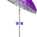 Wondershade Ultimate Portable Sun Shade Umbrella Lightweight Adjustable Outdoor Patio & Beach Umbrella with Tripod Base (Purple)
