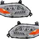 LED Projector Headlight Assembly (Fits International LT625 2018-present) (Both Sides)
