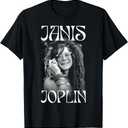 Janis Joplin Fashion Icon T-Shirt. Size S