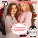 JoycuFF Penguin Gifts for Women, Handmade Positive Penguin Emotional Support Crochet, Birthday Gifts for Women Her Coworker Teacher Bestie