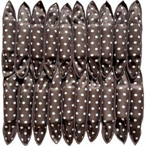 Aimin Soft Overnight Foam Curlers with Satin Sponge Rollers for Long Hair, No-Heat Curls (20 pcs, Black)