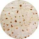 CASOFU Burritos Tortilla Throw Blanket, Double Sided Giant Flour Novelty Blankets for Your Family, 285 GSM Soft and Comfortable Flannel Taco Blanket.(Beige, 71 inches)