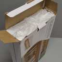 2 Pack Pots and Pans Organizer Under Cabinet, 22" Expandable Food Storage Container Lid Organizers with 9 Adjustable Dividers Pot and Pan Lid Holders Rack Inside Cabinet/Countertop(White)