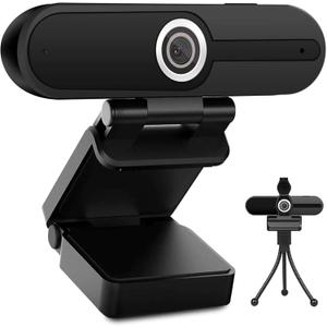 UHD 4K Webcam with Microphone: 8MP USB Computer Web Camera with Privacy Shutter and Tripod, External Webcam Pro Streaming Webcams PC Cam w/Mic Noise Reduction for Winsdows Mac OS Desktop Laptop