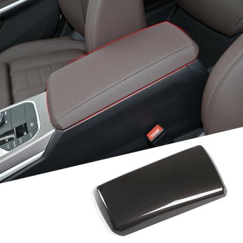 Carbon Car Armrest Box Cover for BMW 3 Series G20 325i 328i 330i 335i 340i M340i 2019-2023 Center Console Cover for BMW 4 Series G22 428i 430i 435i 440i M440i 2021-2024 Accessory Organizer Protector