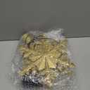 DG-Direct Christmas Tree Topper Lighted with Golden Snowflake Projector, Led Rotating Magic Snowflake, 3D Hollow Glitter Lighted Gold Snow Tree Topper for Christmas Tree Decorations