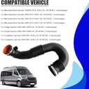 AUCERAMIC 696-137 Engine Air Intake Hose Tube with Clamps Fit for 2010-2022 Mercedes-Benz for 2007-2018 Dodge Freightliner Sprinter 2500 3500 4500 3.0L V6 9065281524