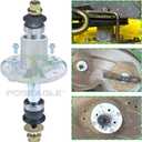 3 Pack AM136733 Spindle Assembly Replaces John Deere AM137483 Spindle AM143469 AM134292 AM137097 for John Deere X300 X300R X304 X310 X324 Z225 Z235 Z245 42" Lawn Tractors