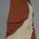 Muslin Baby Lounger Cover 2 Pack, Cotton Soft Breathable Infant Nest Slipcovers, Envelope Closure, Compatible with Snuggle Me Loungers, Machine Washable, Cover Only, for Boys Girls(Brown & Beige)
