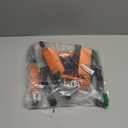 2 Pack Ice Scrapers for Car Windshield, 2-in-1 Snow Scraper and Snow Brush for Car SUV Truck, Car Ice Windshield Scraper for Ice and Snow with 360° Pivoting Brush and Ergonomic Foam Grip Orange