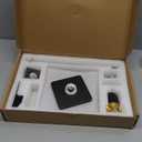 Matte Black Shower Faucet Set, Single Function Shower Trim Kit with Rough-in Valve, Square Rain Shower Head System Included Extra Long Shower Arm for Bathroom