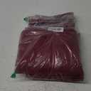 Twin-XL Size Fitted Sheet Only - 700-Thread Count 100% Pure Egyptian Cotton, 12 inches Deep Pockets Fitted Sheet, Soft, Breathable, Sateen Weave - Burgundy Color