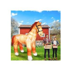 ArtCreativity Inflatable Horse Party Decoration - 1 Piece Blow Up Horse in Brown and Black - Western Themed Party Supplies - Horse Inflate for Cowboy, Rodeo, or Western Themed Party ArtCreativity Inflatable Horse Party Decoration - 1 Piece Blow Up Horse in Brown and Black - Western Themed Party Supplies - Horse Inflate for Cowboy, Rodeo, or Western Themed Party