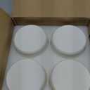 Ramekin Bowls 8OZ,WERTIOO 8 PCS Bakeware Set for Baking and Cooking, Oven Safe Sleek Porcelain Ramikins for Pudding, Creme Brulee, Custard Cups and Souffle Small instant table tray