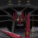 MIKKUPPA M14 x 1.5 Wheel Spike Lug Nuts, 24PCS Red M14x1.5 Lug Nut, Cone/Conical Bulge Seat, Red Closed End Nuts with 1 Socket Key Replacement for Chevy Silverado Aftermarket Wheel