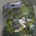 3 Pcs Total 18Ft Artificial Eucalyptus Flower Garland, Faux Eucalyptus Garland with White Roses Fake Flowers Vines for Centerpiece, Wedding, Party, Table, Background, Arch, Indoor Outdoor Decor