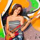 Purple Music Headband, Music Gem Knotted Headband Guitar Red Lips Butterfly Rhinestone Hairband Fashion Hair Accessories for Women Singer Fans Gift