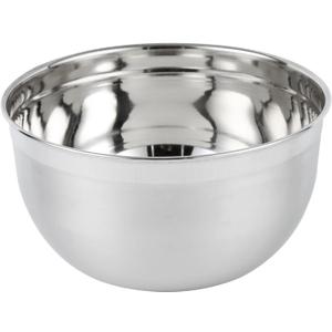 Restaurantware Met Lux 6 Quart Metal Mixing Bowls 1 German Deep Flour Bowl - Corrosion-Resistant Dishwasher-Safe Stainless Steel Metal Prep Bowl Durable For Baking And Cooking, 6 qt