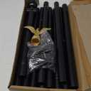 10FT Garden Flag Pole Stand for 3x5 Feet & 28x40 Inch Flags  Heavy Duty Freestanding Flagpole with 5-Prong Base  Adjustable, Lightweight Aluminum Flag Holder for Yard, Outdoor, Lawn  Black