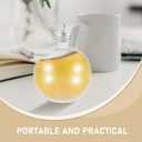 Operitacx 10pcs Reusable Christmas Booze Balls Ornaments, Clear Christmas Ornaments Balls with Lids, Clear Fillable for s Party Decor
