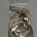 FLUFYMOOZ 6PC Clip in Hair Extensions 24" Straight Long Extensions for Women Synthetic Hairpiece (Ash Brown with Blonde Highlights)