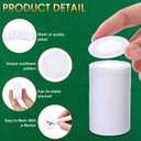 Leitee 500 Pcs White Plastic Poker Chips Bulk 1.5 Inch Mini Bingo Chips Tokens Markers Blank Casino Counting Discs Learning Math Counters for Adults Interlocking Game Counting Reward Card