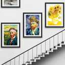 30x40 Black Picture Frame, Poster Frame for Wall, 3 Pack