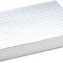 Pacon 2622 Alternate Dotted 3/4-Inch Ruled Newsprint Paper, 11 x 8-1/2, White, 500 Sheets/Pack