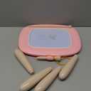 Kikidex Magnetic Drawing Board, Toddler Girl Toys for 1-2 Year Old, Doodle Board Pad Learning and Educational Toys for 1 2 3 Year Old Baby Kids Birthday Gift(Soft Pink)