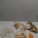 NUPTIO 2 Pcs Crystal Flower Stand Wedding Centerpieces for Tables, 21.7in/ 55cm Tall Elegant Metal Flower Arrangement Stand, Tabletop Metal Flower Vase for Wedding Party Dinner Event Hotel Home Decor