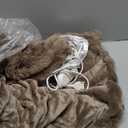 EHEYCIGA Electric Heated Blanket Throw Faux Fur, 10 Hours Auto Shut Off 9 Heating Levels Heating Blanket Throw, Soft Warm Heated Blanket Fast Heating Camel, Faux Fur & Sherpa