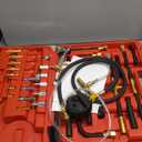 BETOOLL Digital Fuel Injection Pressure Tester Kit - Fuel Pressure Gauge 0-300 PSI for Petrol Engine Fuel Pressure Test Kit Automotive Test Tool Kit