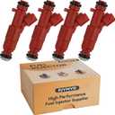 35310-2E000 OE 1.8L Performance Fuel Injectors,Compatible with/Hyundai 1.8 Elantra 2011 2012 2013 2014 2015 2016,Compatible with/Kia Forte 2014-2016, 12 Holes, Set of 4
