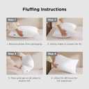 Bedsure Pillows Queen Size Set of 2 - Hotel Collection Bed Pillows for Sleeping, with Down Alternative Filling, Soft Support for Back, Stomach or Side Sleepers, Queen/Full, 28"x19", White, 2 Pack