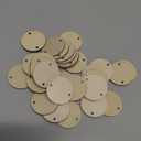 Hicarer 240 Pieces in Total Christmas Wooden Tags Ornaments Round Tags with Holes Wooden Discs and S Hook Connectors for Birthday Boards, Valentine, Chore Boards and Crafts