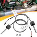Hot Tub Heater M7 Sensor Kit Replacement for Balboa 32016 30344 30042 30382 Sensors, Compatible with Balboa Spa Heater M7 System, 24" Temp/Hi-Limit, 1/4" Dia Dual Purpose Sensor Hot Tub Heater2PCS