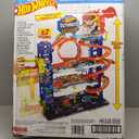 Hot Wheels City Ultimate Garage Track Set with 2 Die-Cast Toy Cars & Car-Eating Dragon, Stores 50+ Vehicles, 4 Levels