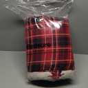 Bedsure Christmas Comforter Set Twin - Christmas Bed Set with Reindeer, Soft Bedding for Holiday, 2 Pieces, 1 Reversible Buffalo Check Printed Comforter and 1 Pillow Sham