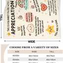 Appreciation Blanket  Inspirational Thank You Gift Blanket with Positive Affirmations, Cozy Flannel Throw for Friends, Family, Coworkers, Teachers  Encouragement Blankets for Birthday, Christmas (50"x40")