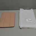 Wenlaty Compatible with iPad Air 11 Inch Case (M3/M2) 2025/2024 New, for iPad Air 7th/6th/5th/4th Generation Case,11/10.9 Inch with Pencil Holder, Slim Cover with Clear Back Shell, Rose Pink