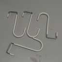 FYY Over The Door Hooks, 4 Pack Hangers Hooks with Rubber Prevent Scratches Heavy Duty Organizer for Living Room, Bathroom, Bedroom, Kitchen Hanging Clothes, Towels, Hats, Coats, Bags White