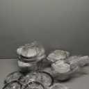 Daniks Orlando 6-Piece Stainless Steel Induction Cookware Set  Dishwasher Safe Pots with Heatproof Handles, Glass Lids, Measuring Scale, Silver