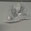 Hoolerry 12 Pcs Serving Bowls Kit Include Clear Plastic Bowls for Parties and Popcorn Measuring Scoops Acrylic Plastic Kitchen Angled Candy Scoops for Office Canister Salad Cooking (25 oz)