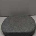 StorageBud Round Ottoman with Storage for Living Room, 18 Inch Storage Ottoman, Small Ottoman Foot Rest, Boucle Foot Stool Ottoman Max 330lbs, Grey Ottoman