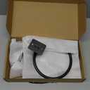 Matte Black Bathroom Accessories Set, KLJKPA 4 Pieces Bathroom Hardware Set, 24 inch Towel Bar, Towel Racks for Bathroom, Robe Towel Hooks, Toilet Paper Holder Wall Mounted