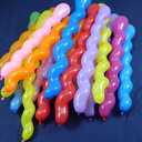 40 inch Spiral Balloons and 10 inch Round Latex Balloons,Birthday Party Holiday Decoration